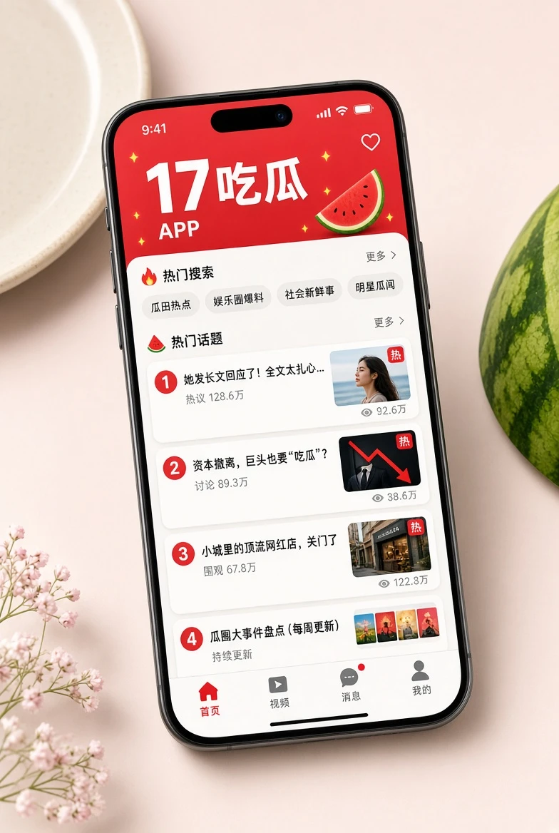 17吃瓜APP展示图